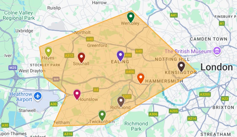 Home care - Areas we cover